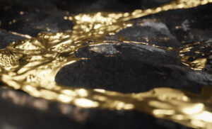 Luxury watch with 5-layer real 18K gold plating, showing durable and premium finish