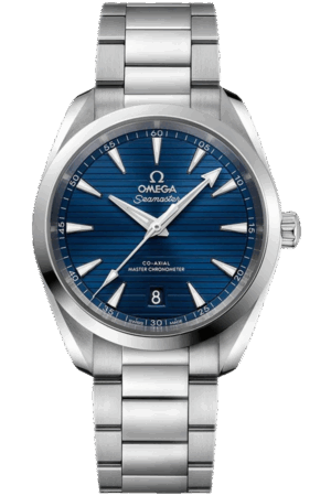Omega Seamaster Ref. 220.10.38.20.03.001 Super Clone Watch – Blue Dial Stainless Steel Bracelet Fake Replica