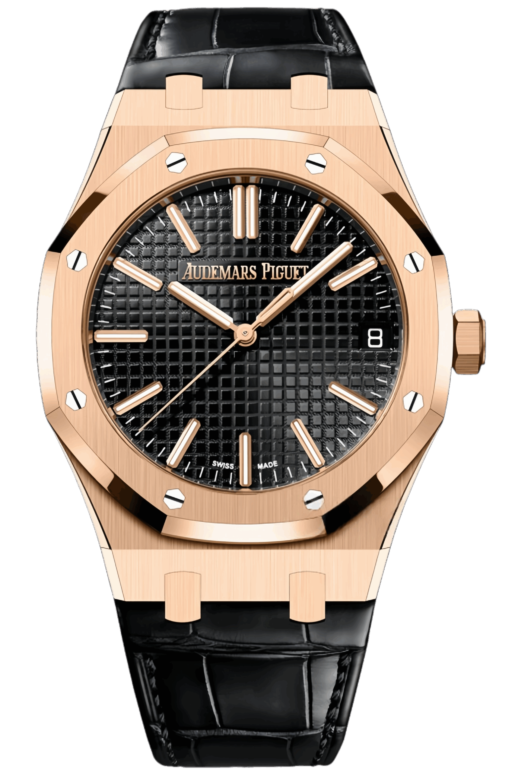 Audemars Piguet Royal Oak Ref. 15510OR.OO.D002CR.02 Super Clone Watch – Rose Gold Grey Dial Swiss Replica