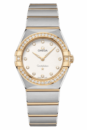 Omega Constellation Ref. 131.25.28.60.52.002 Super Clone Watch – White Dial Two-Tone Stainless Steel Bracelet Fake Replica