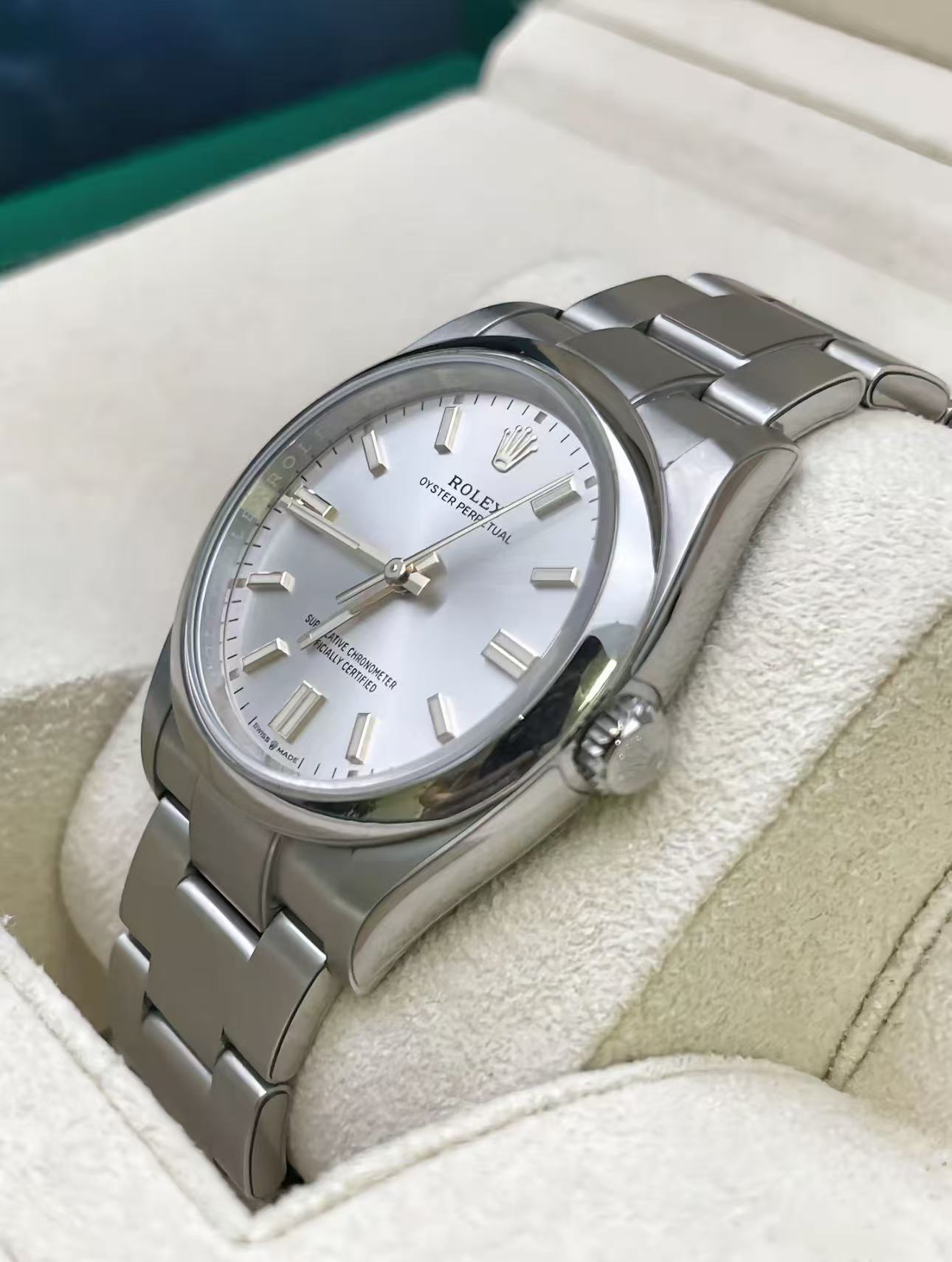 Rolex Oyster Perpetual Ref 134300-0009 Super Clone | Candy Pink Dial | 3230 Swiss Movement - Image 4