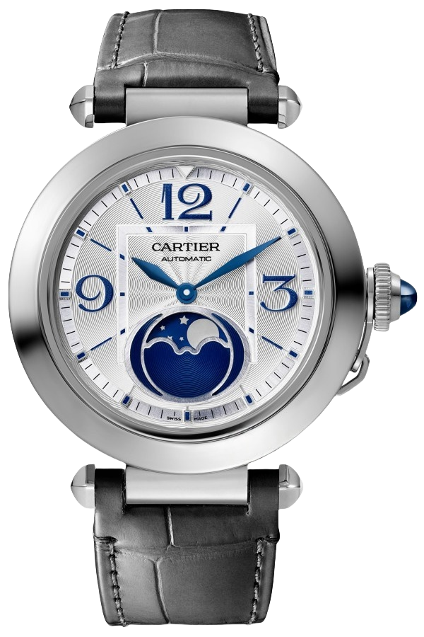 Cartier Pasha Ref. WSPA0030 Super Clone Watch – Blue Dial Stainless Steel Fake Replica