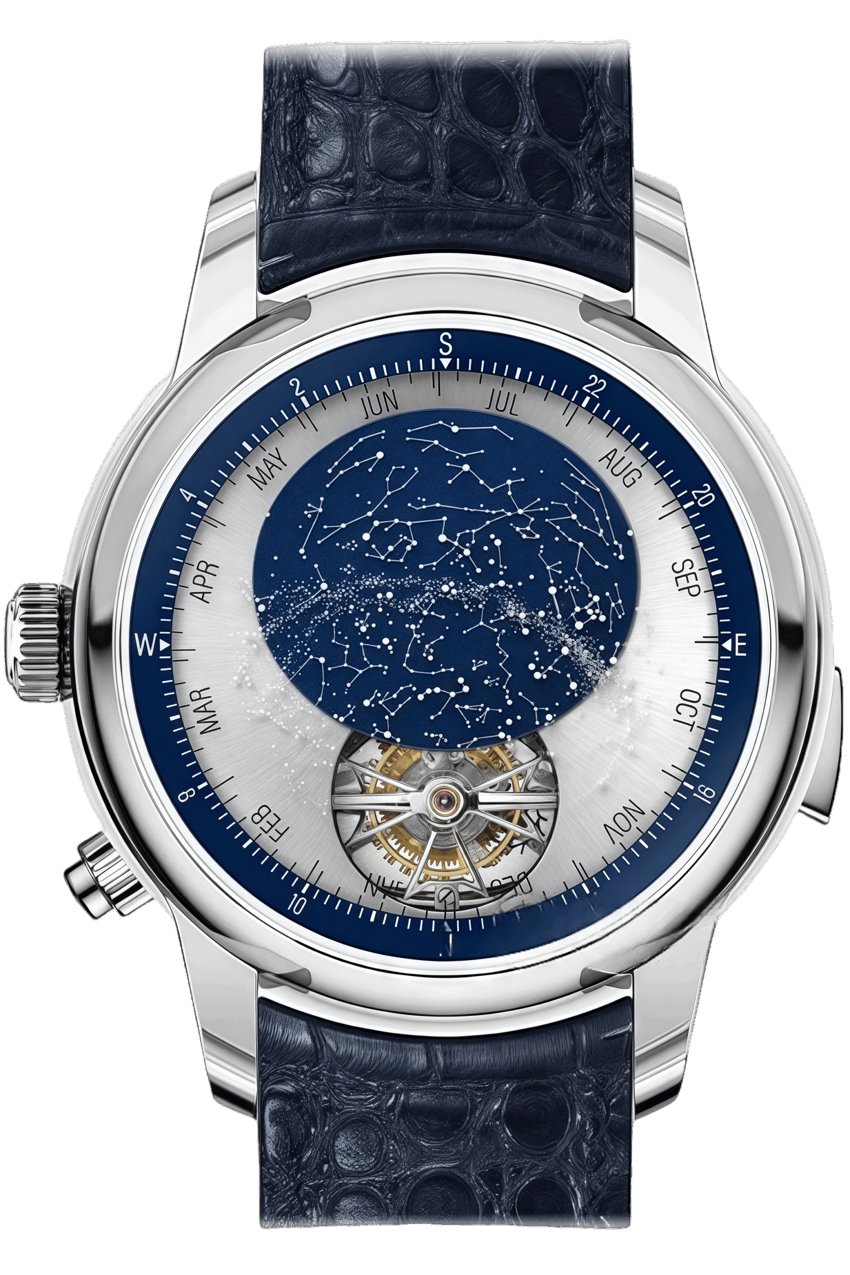Vacheron Constantin Les Cabinotiers Ref. 9770C/000G-007C Super Clone Watch – White Gold Celestial Double Hemisphere Fake Replica - Image 2