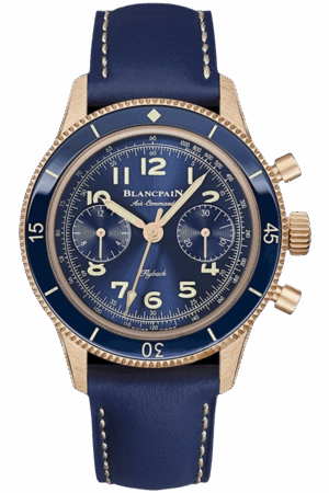 Blancpain Air Command Ref. AC03-36B40-63B Super Clone Watch – Stainless Steel Black Dial Chronograph Fake Replica
