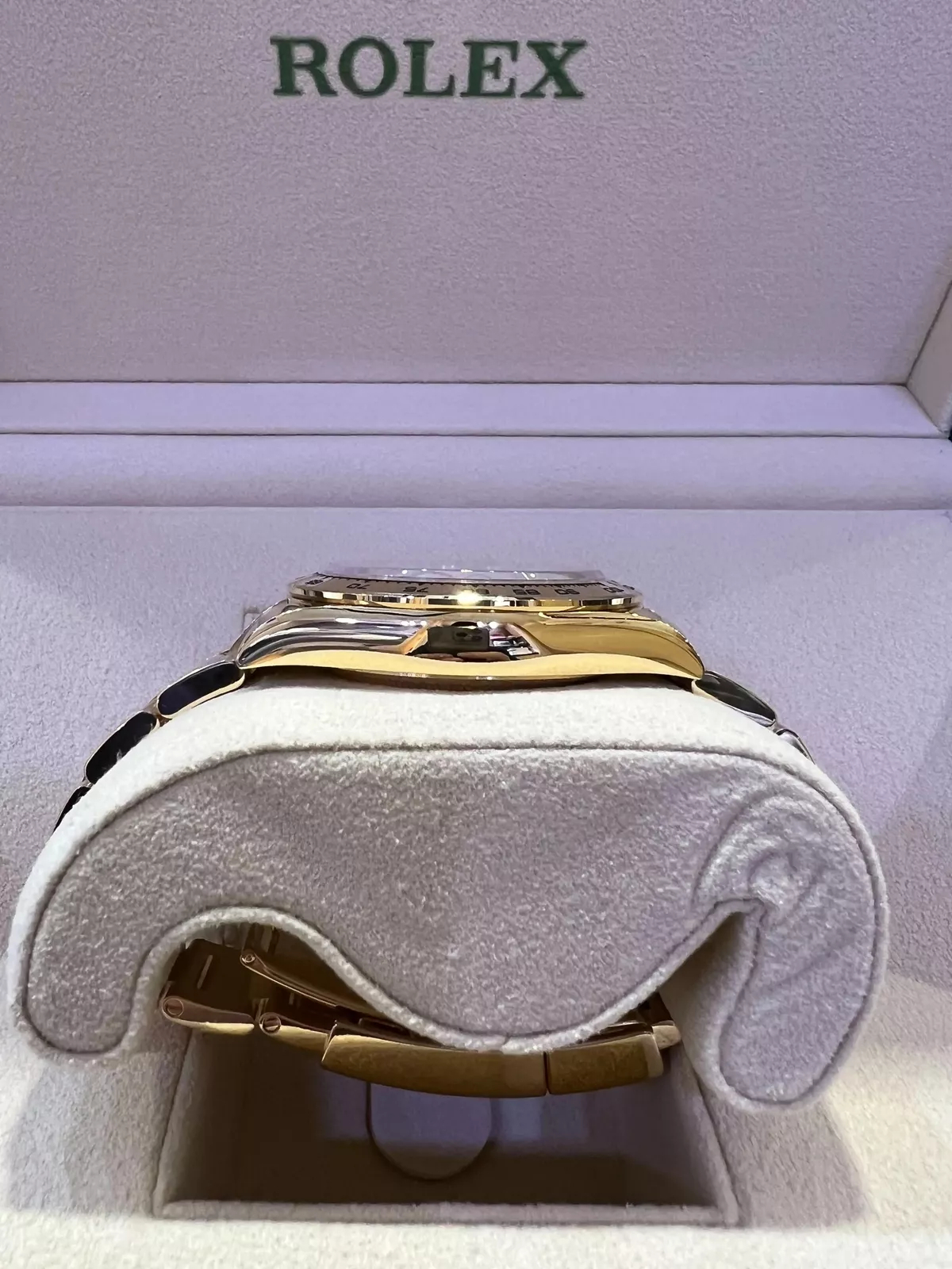 Rolex Daytona Green Dial SuperClone Swiss Replica Watch 18kGold Bracelet Ref 116508-4130 Swiss Movement - Image 7