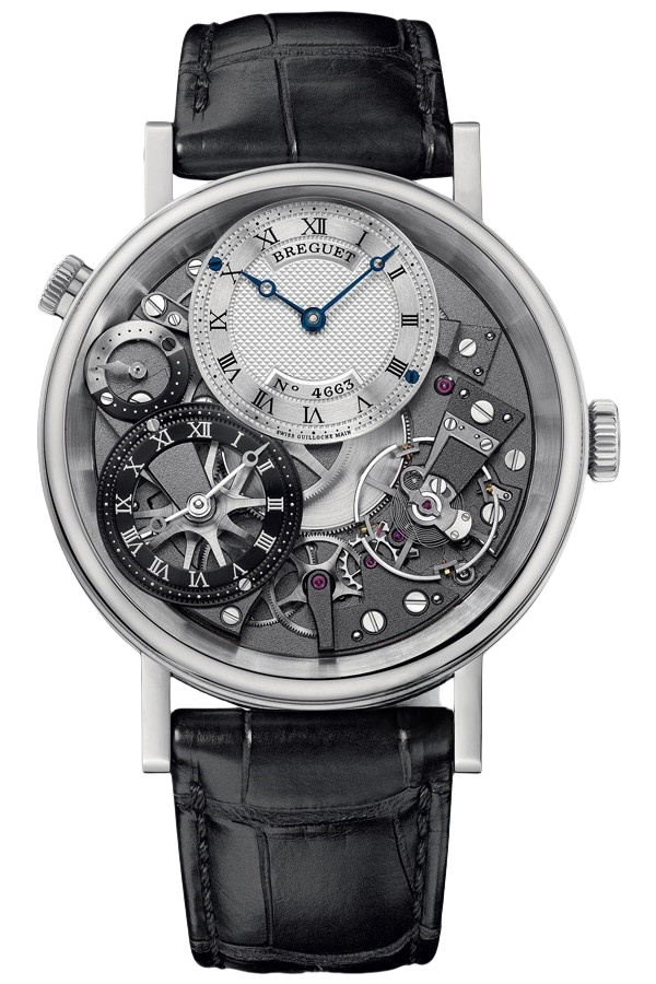 Breguet Tradition GMT Ref. 7067BB/G1/9W6 Super Clone Watch – Dual Time White Gold Openworked Dial Fake Replica