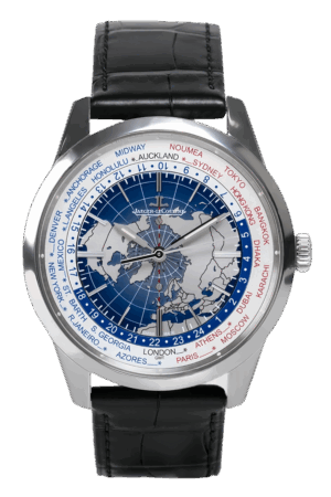 Jaeger-LeCoultre Geophysic True Second Ref. 8108420 Super Clone Watch – Black Dial Stainless Steel Fake Replica