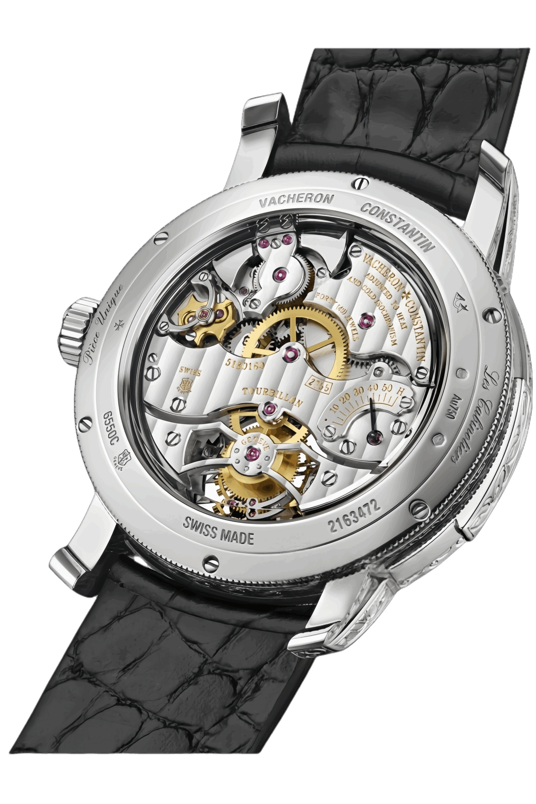 Vacheron Constantin Les Cabinotiers Ref. 6650C/000G-084C Super Clone Watch – White Gold Case Blue Guilloché Dial Swiss Replica - Image 2