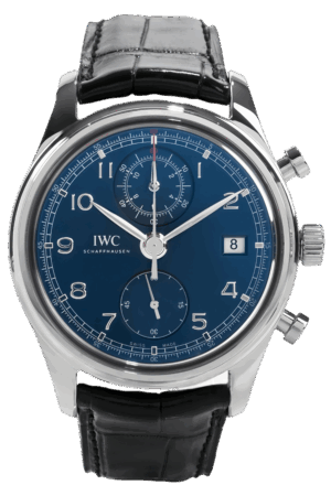 IWC Portugieser Ref. IW390406 Super Clone Watch – Stainless Steel Silver Dial Chronograph Classic Fake Replica