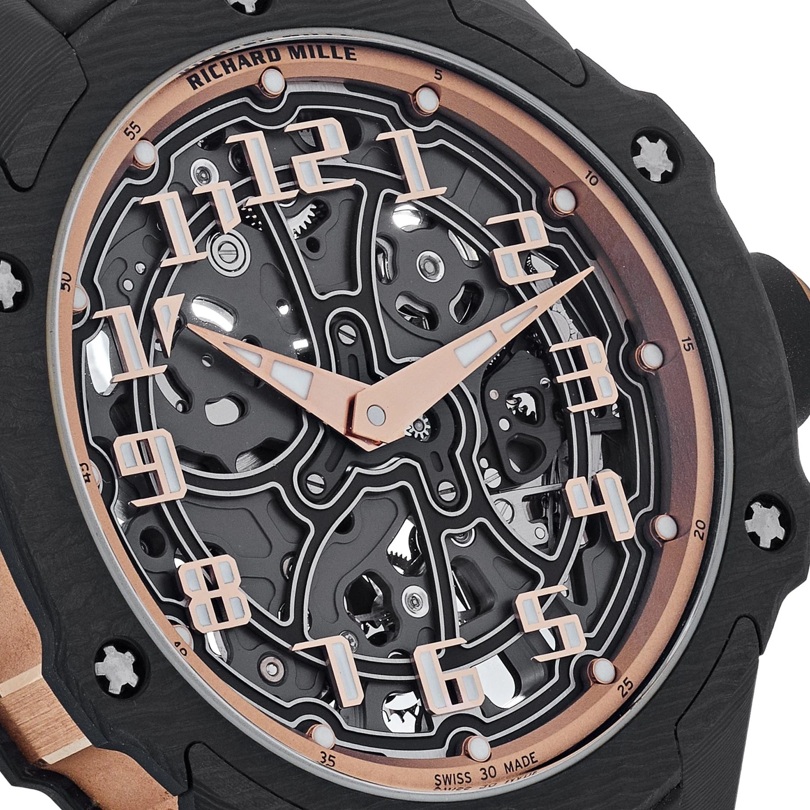 Richard Mille RM 33-02 Super Clone Watch – Carbon TPT Case Automatic Skeleton Dial Replica - Image 4