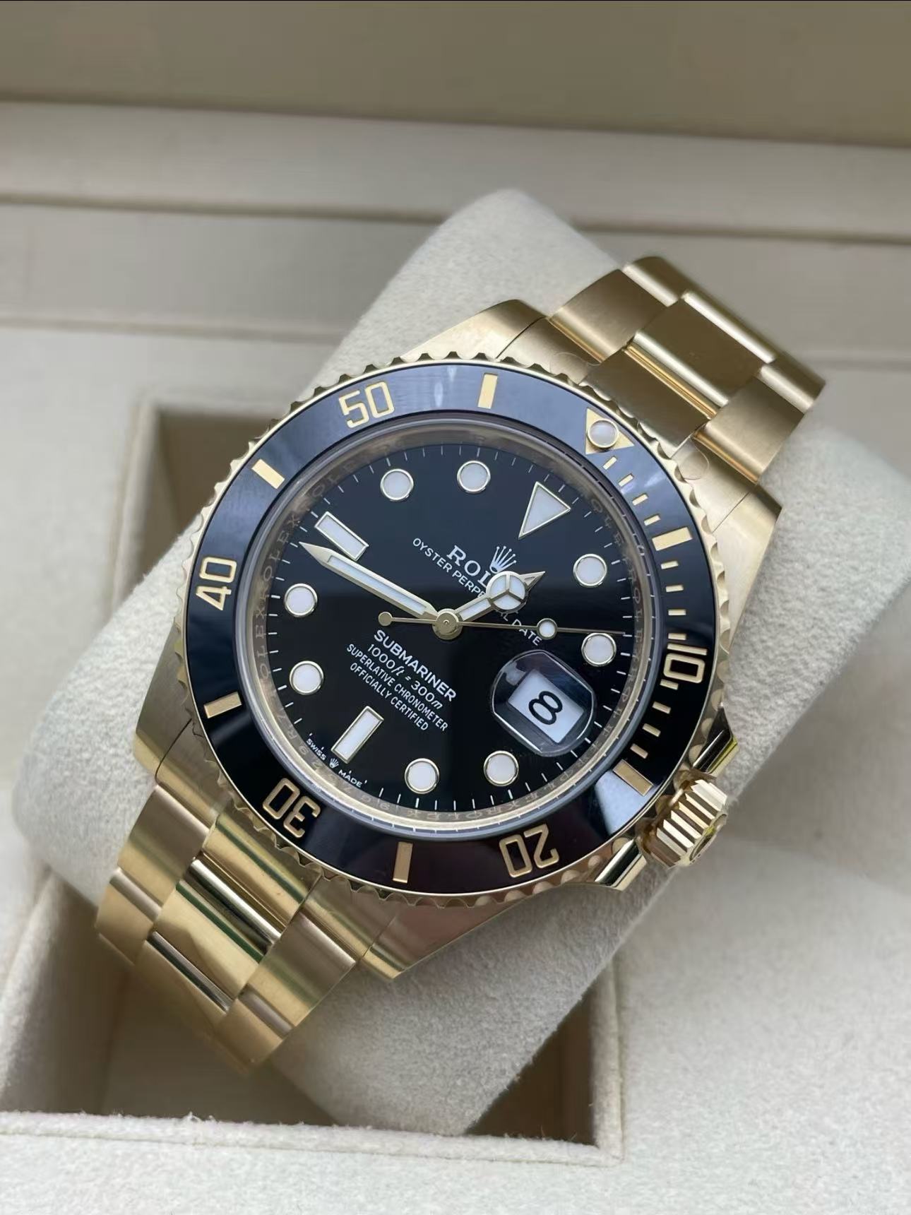 Rolex Submariner Super Clone Swiss ReplicaWatch 18kGold Ref 126618LN 3235 SwissMovement - Image 5