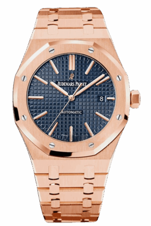 Audemars Piguet Royal Oak 15400OR.OO.1220OR.03 Super Clone Watch – 41mm Rose Gold Black Dial Replica