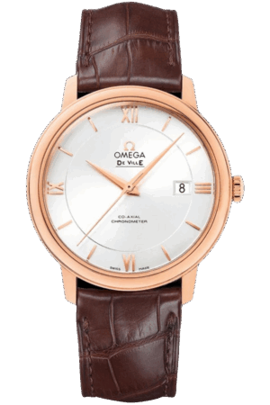 Omega De Ville Ref. 424.53.40.20.02.001 Super Clone Watch – Silver Dial Stainless Steel Bracelet Fake Replica