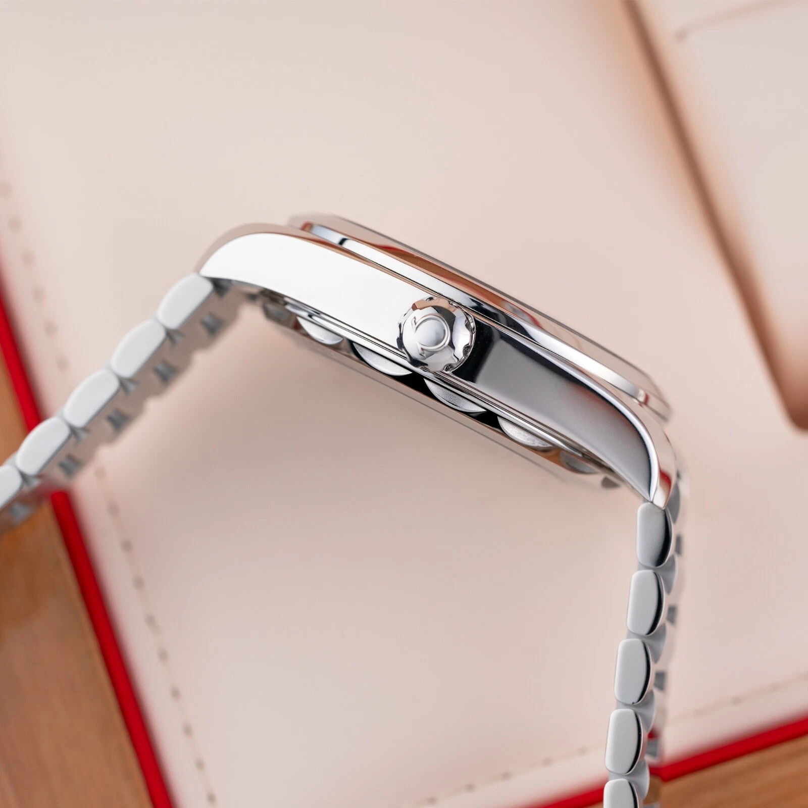 Omega Seamaster Ref. 220.10.38.20.03.003 Super Clone Watch – Blue Dial Stainless Steel Bracelet Fake Replica - Image 4