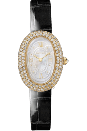 Cartier Baignoire WJBA0043 Super Clone Watch – Rose Gold with Diamond Bezel Replica