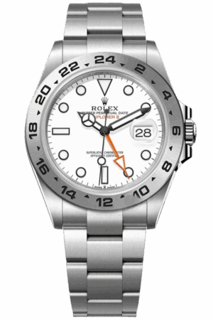 Rolex Explorerll Super Clone Swiss Replica Watch White Dial Ref 226570 3285 Swiss Movement