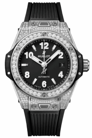 Hublot Big Bang Ref. 485.SX.1170.RX.1604 Super Clone Watch – Stainless Steel Diamond Bezel Black Dial Fake Replica
