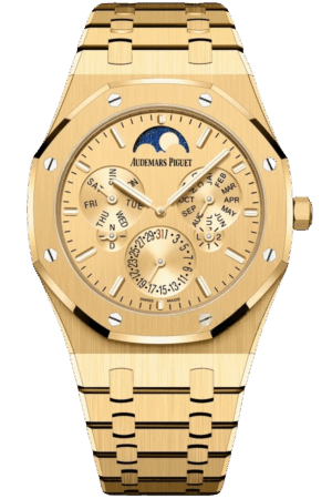 Audemars Piguet Royal Oak 26586BA.OO.1240BA.99 Super Clone Watch – 41mm Yellow Gold Blue Dial Replica
