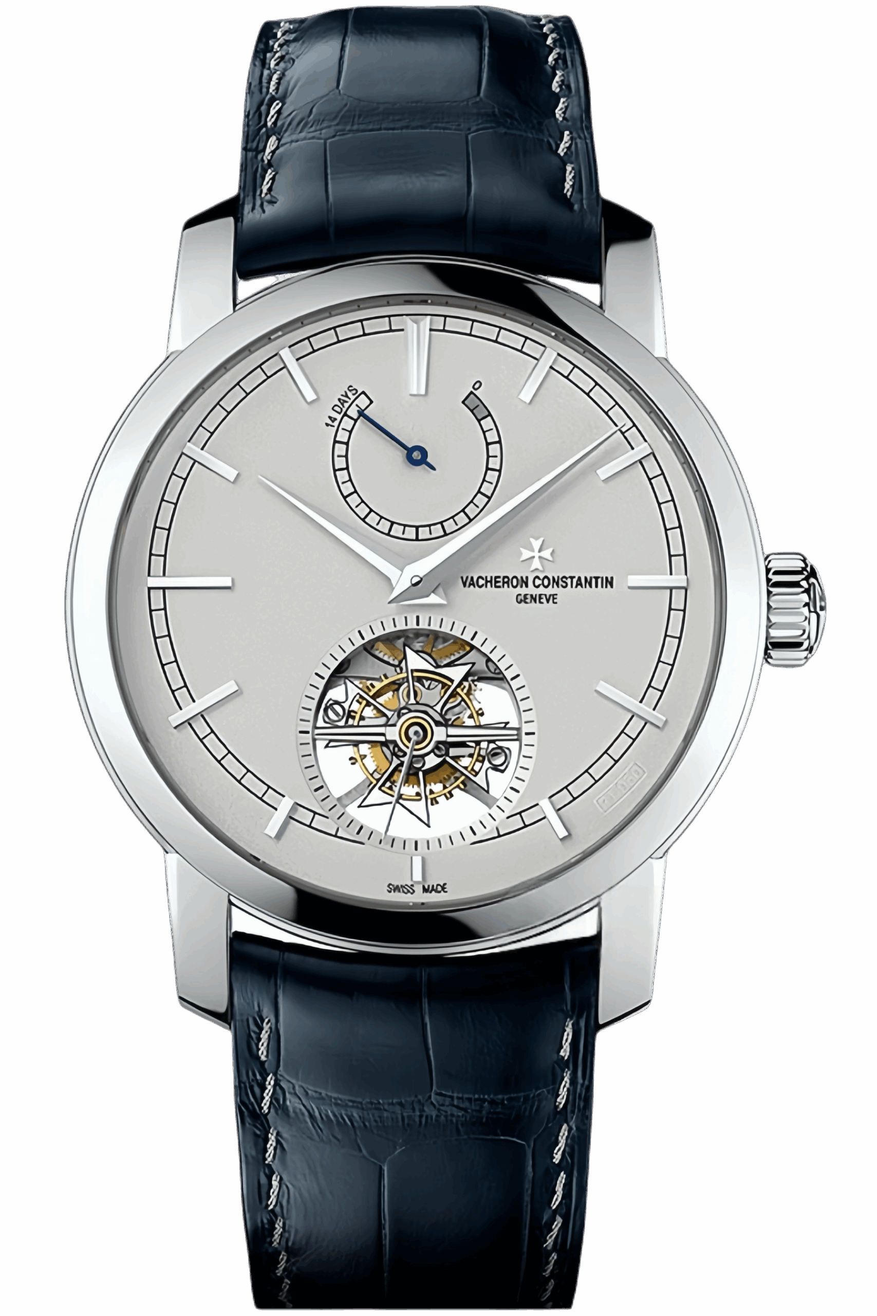 Vacheron Constantin Traditionnelle Ref. P86060/000G-8982 Super Clone Watch – White Gold Case Silver Dial Swiss Replica