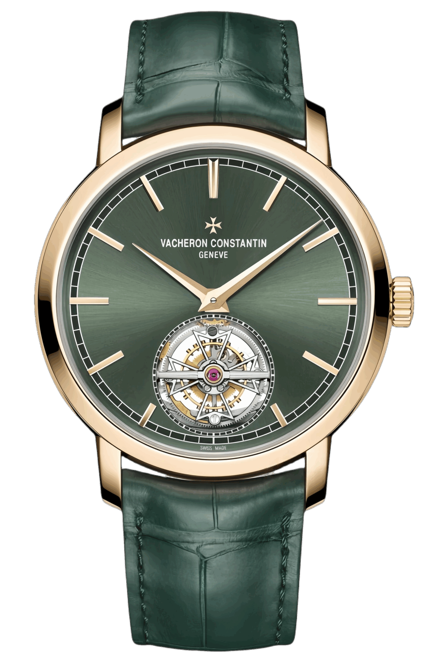 Vacheron Constantin Patrimony Ref. 6000T/000R-B972 Super Clone Watch – Rose Gold Case Imperial Green Dial Replica