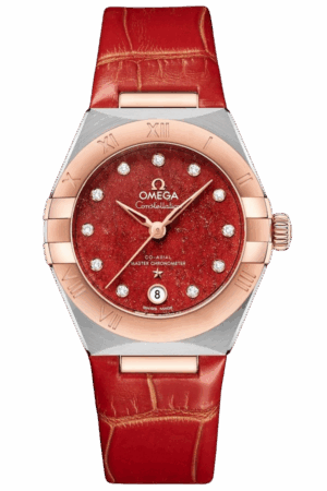 Omega Constellation Ref. 131.23.29.20.99.002 Super Clone Watch – Mother of Pearl Dial Rose Gold Stainless Steel Bracelet Fake Replica