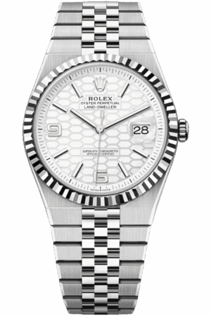 Rolex Land-Dweller 40mm M127334-0001 Super Clone Watch – Oyster Steel White Dial Replica