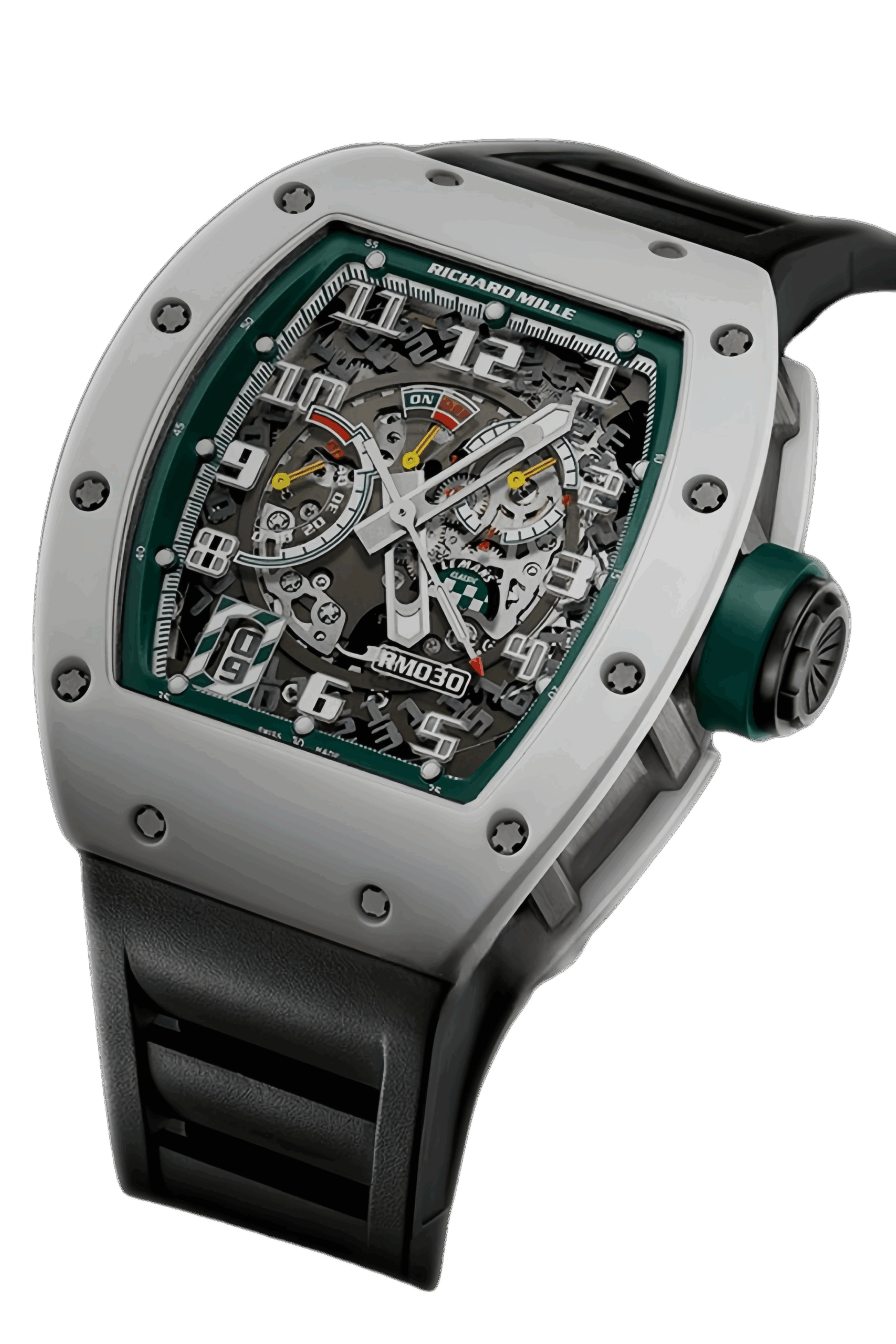 Richard Mille RM 030 Titanium Super Clone Watch – Tonneau Skeleton Dial Replica