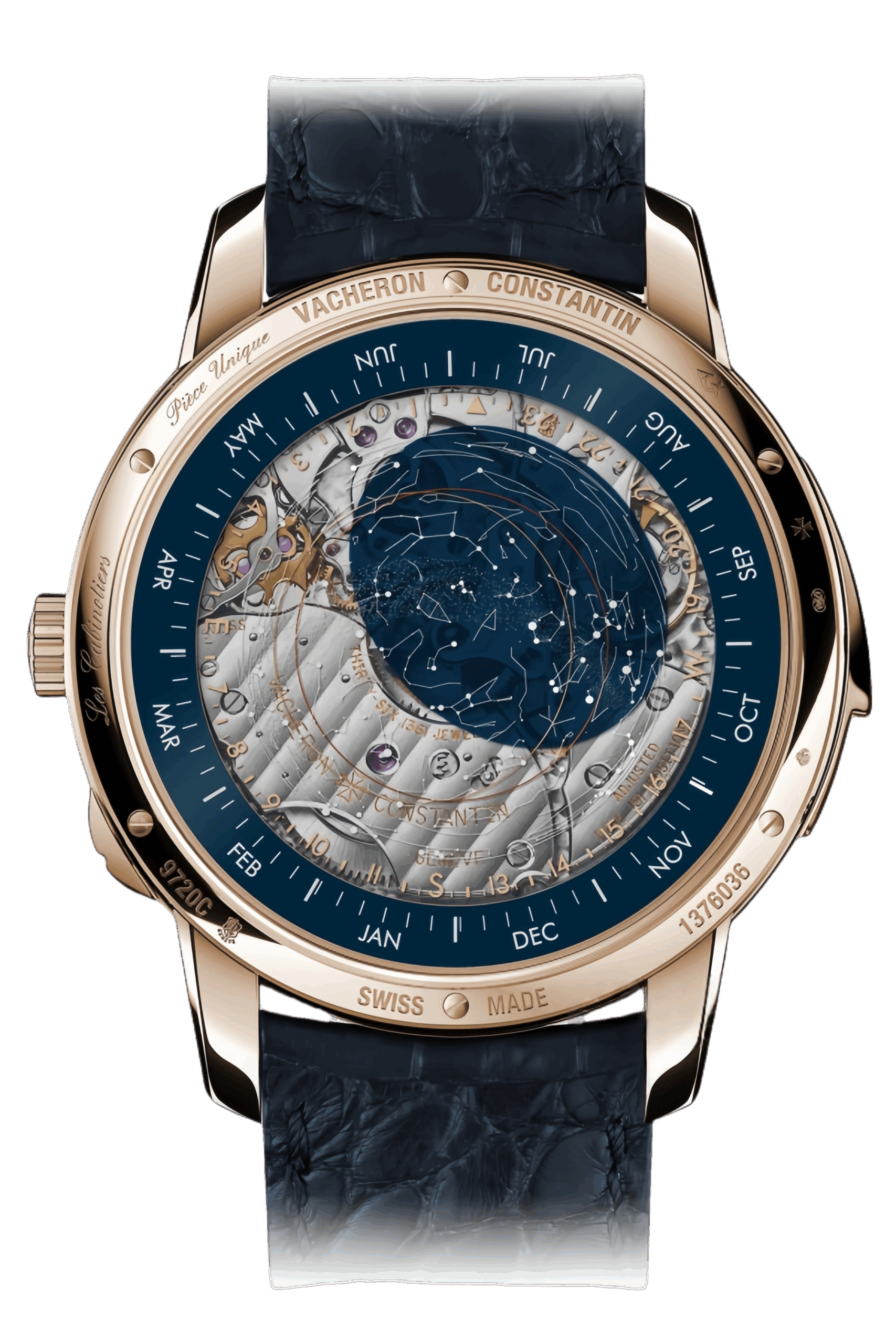 Vacheron Constantin Les Cabinotiers Ref. 6620C/000R-B656 Super Clone Watch – Rose Gold Case Blue Guilloché Dial Swiss Replica - Image 2