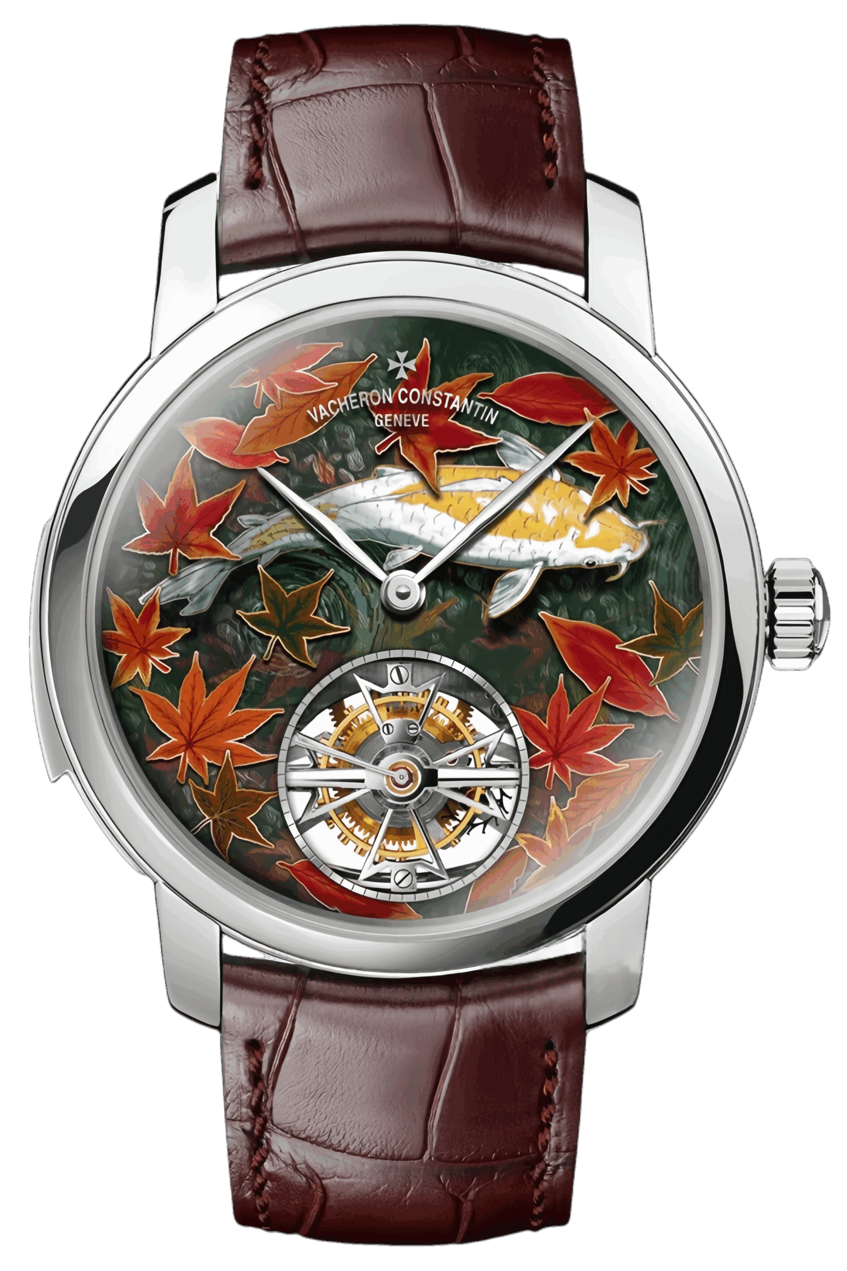 Vacheron Constantin Les Cabinotiers Ref. 6520C/000G-B605 Super Clone Watch – White Gold Case “The Four Seasons – Autumn” Artistic Enamel Swiss Replica