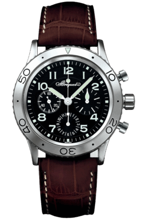 Breguet Type XX Ref. 3800ST/92/9W6 Super Clone Watch – Stainless Steel Chronograph Black Dial Fake Replica