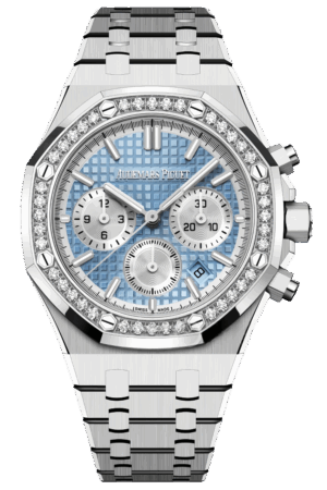 Audemars Piguet Royal Oak Ref. 26715ST.ZZ.1356ST.01 Super Clone Watch – 38mm Stainless Steel Case Diamond Bezel Pink Dial Swiss Replica