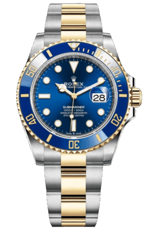 Rolex Submariner Blue Dial Two Tone Super CloneSwiss Replica Watch Ref 126613LB 3235 SwissMovement