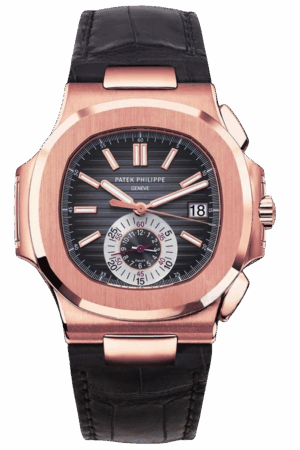 Patek Philippe Nautilus Ref. 5980R-001 Super Clone Watch – Rose Gold Brown Dial Chronograph Fake Replica