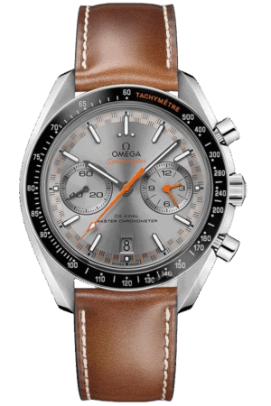 Omega Speedmaster Ref. 329.32.44.51.06.001 Super Clone Watch – Grey Dial Leather Strap Fake Replica