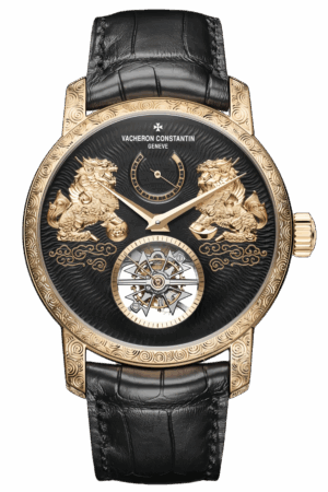 Vacheron Constantin Patrimony Ref. 89000/000R-B645 Super Clone Watch – Rose Gold Case Black Dial Chronograph Replica