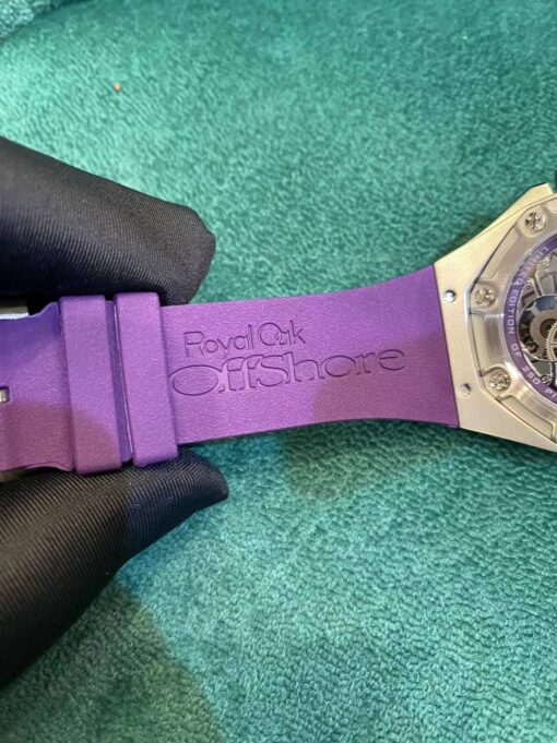 Audemars Piguet Royal Oak Concept 26620IO.OO.D077CA.01 Super Clone Watch – Green Dial Titanium Flying Tourbillon Replica - Image 7