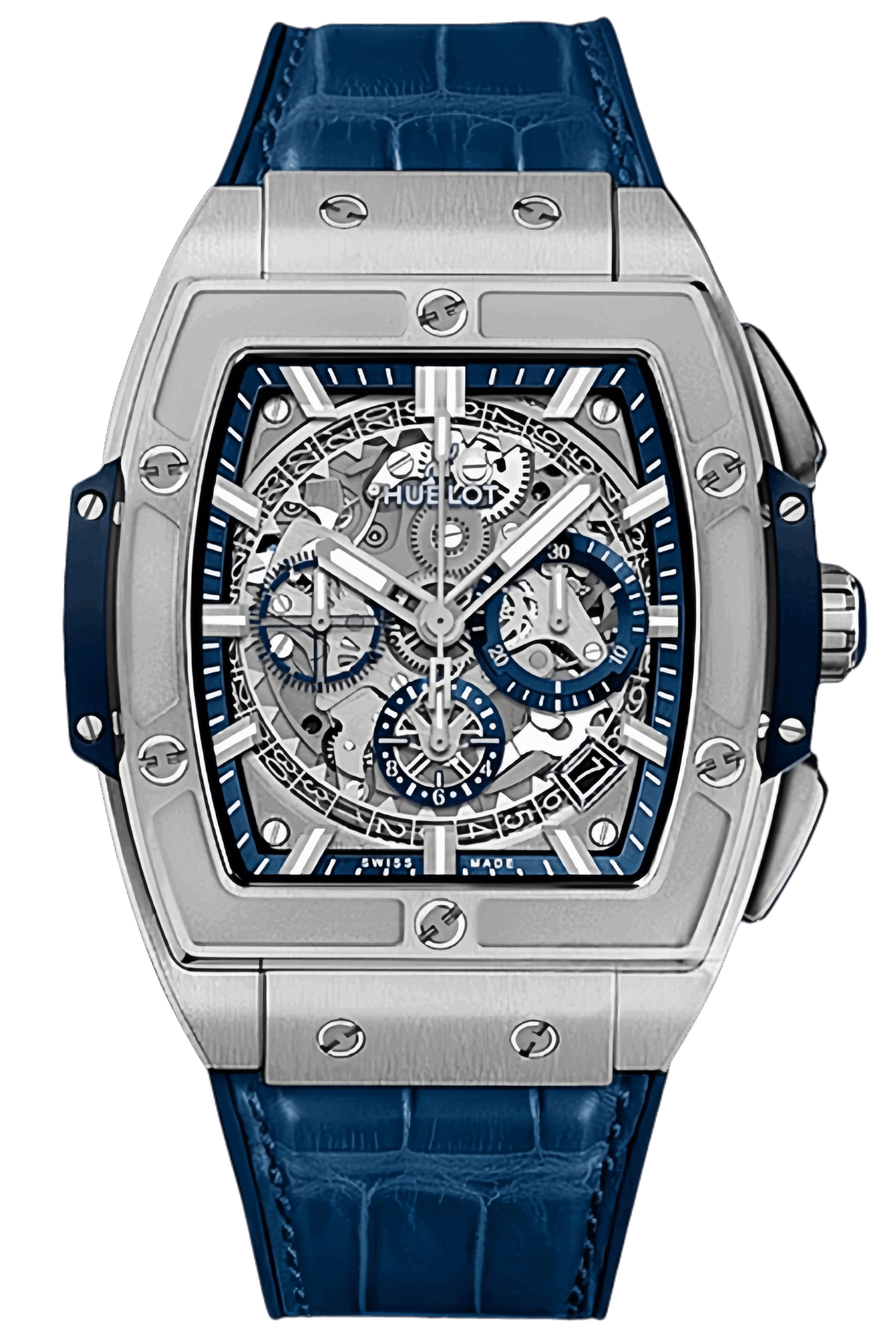 Hublot Spirit of Big Bang Ref. 641.NX.7170.LR Super Clone Watch – Titanium Skeleton Dial Rubber Strap Fake Replica