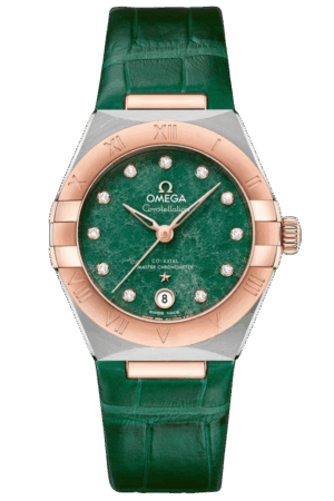 Omega Constellation Ref. 131.23.29.20.99.001 Super Clone Watch – Mother of Pearl Dial Rose Gold Stainless Steel Bracelet Fake Replica