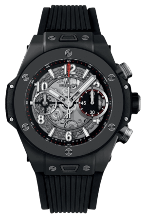 Hublot Big Bang Ref. 441.CI.1170.RX Super Clone Watch – Ceramic Black Dial Rubber Strap Fake Replica