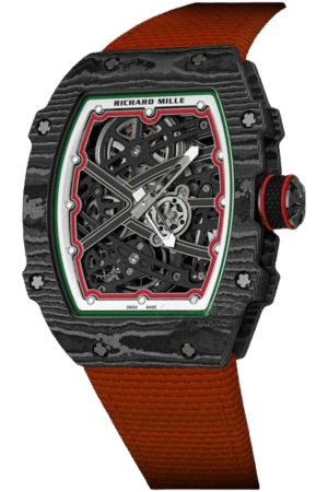Richard Mille RM 67-02 Italy Edition Super Clone Watch – Carbon Fiber Italian Flag Replica