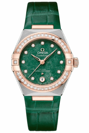Omega Constellation Ref. 131.28.29.20.99.001 Super Clone Watch – Mother of Pearl Dial Diamond Bezel Two-Tone Bracelet Fake Replica