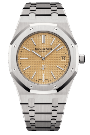 Audemars Piguet Royal Oak “Jumbo” Extra-Thin Ref. 15202BC.OO.1240BC.01 Super Clone Watch – 39mm White Gold Case Blue Dial Swiss Replica
