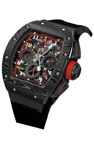 Richard Mille RM 11-02 NTPT Super Clone Watch – Carbon GMT Flyback Fake RM