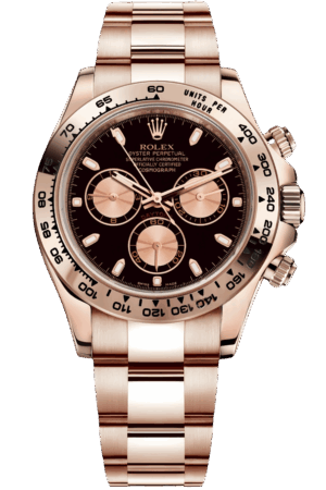 Rolex Daytona M116505-0008 Super Clone – Black Dial & Everose Gold Case