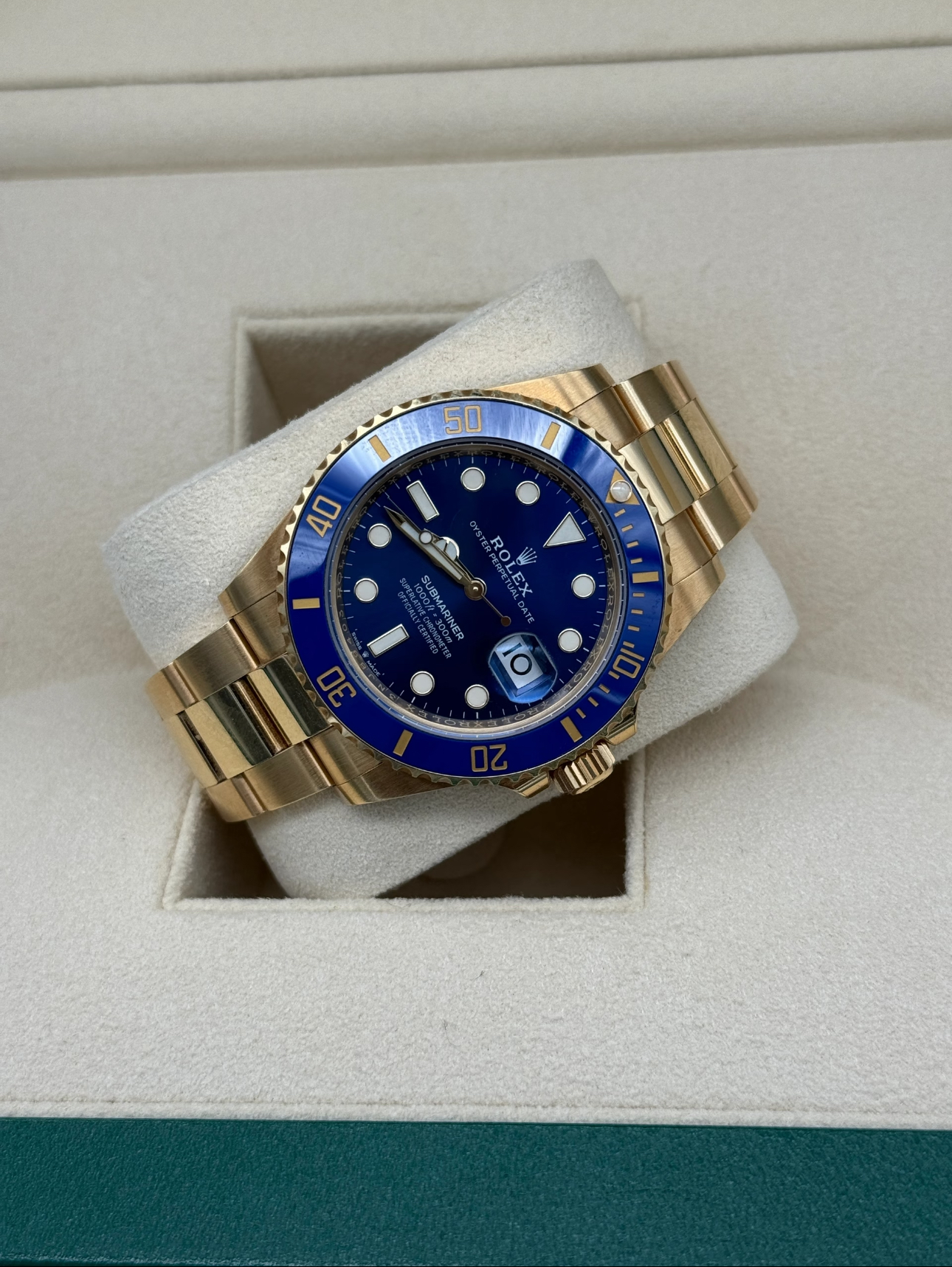 Rolex Submariner Blue DialSuper Clone Swiss ReplicaWatch  18k Gold Ref 126618LB 3235 SwissMovement - 图片 5