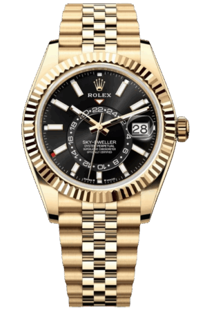 Rolex Sky-Dweller White Dial Super Clone Swiss Replica Watch Oyster Bracelet Ref M336938-0005 Swiss 9002 Movement