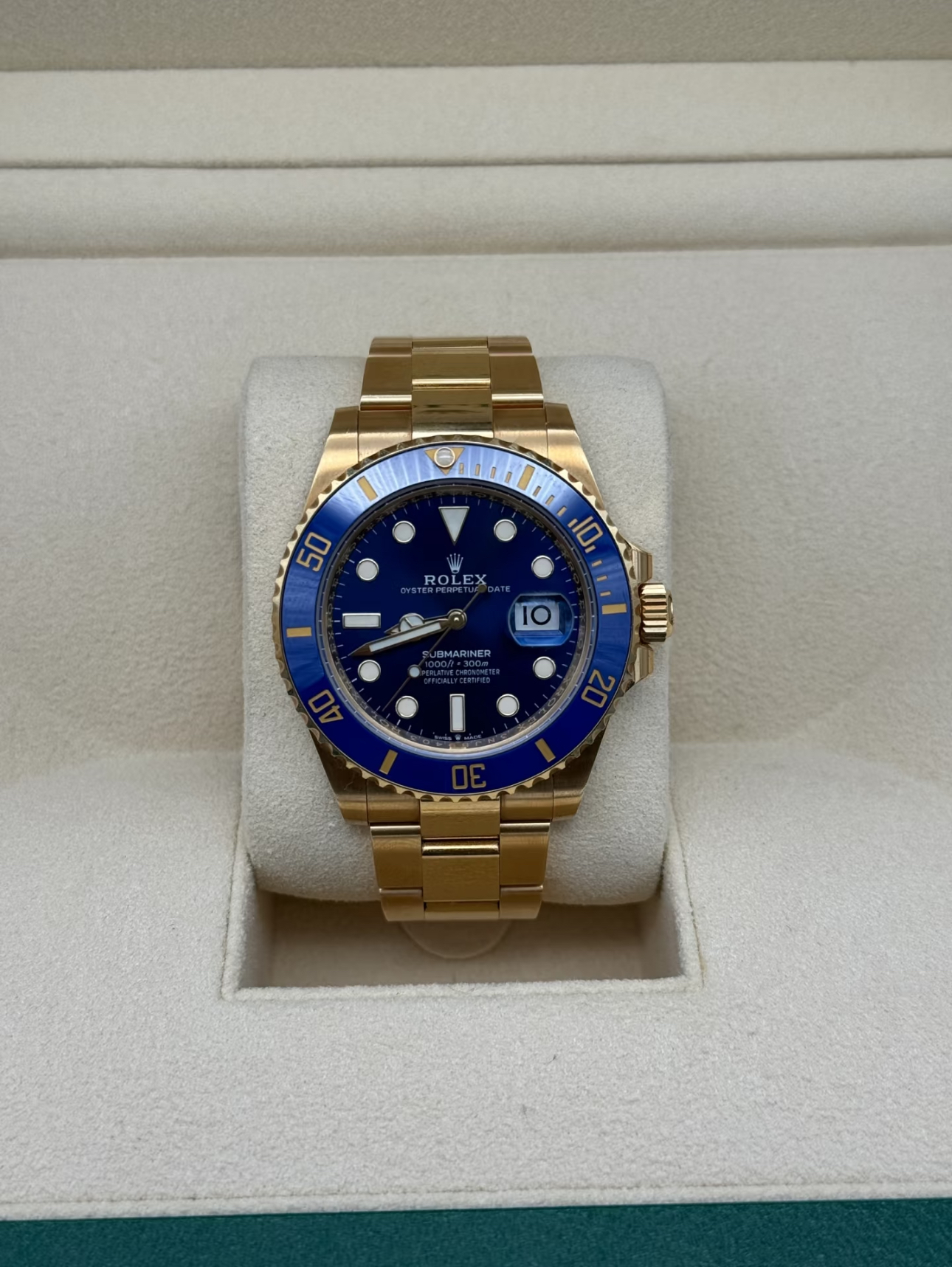 Rolex Submariner Blue DialSuper Clone Swiss ReplicaWatch  18k Gold Ref 126618LB 3235 SwissMovement - 图片 3