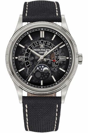 Patek Philippe Grand Complications Ref. 6159G-001 Super Clone Watch – White Gold Black Dial Fake Replica