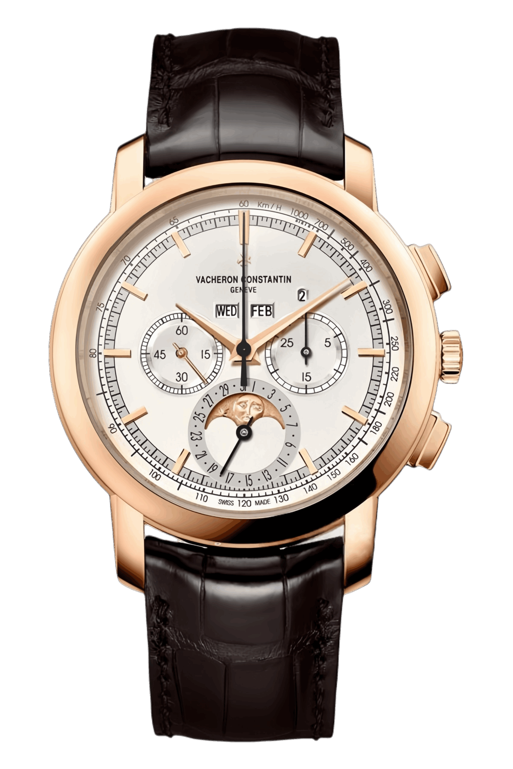 Vacheron Constantin Patrimony Ref. 5000T/000R-B304 Super Clone Watch – Rose Gold Case Silver Dial Replica