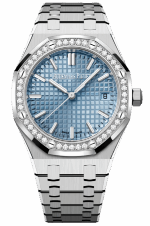 Audemars Piguet Royal Oak Ref. 77451ST.ZZ.1361ST.03 Super Clone Watch – Stainless Steel Diamond Bezel Silver Dial Swiss Replica